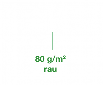 Flyer rau, 80 g/m2